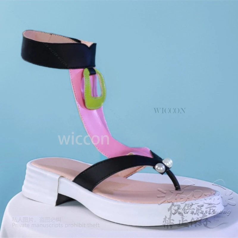 لعبة Zenless Zone Zero Alice ملابس السباحة الصيفية التأثيرية أحذية حفلات الشاطئ صنادل رائعة للنساء للهالوين كوميك لوف كوكوس