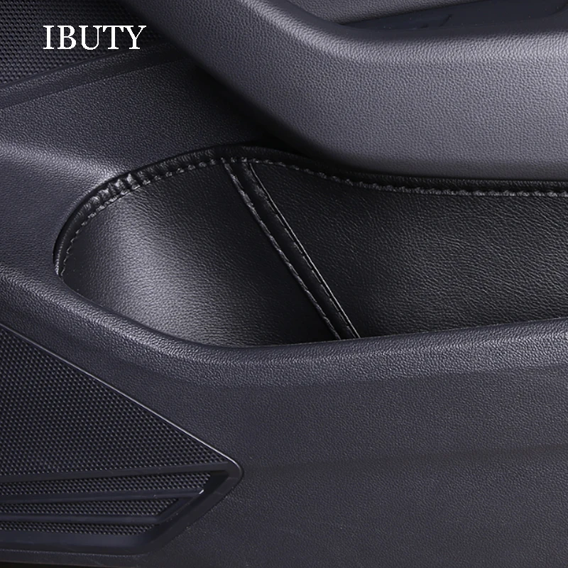 For BYD Atto 3 Yuan Plus 2022 Interior Accessories Leather Car Door Storage Slot Pad