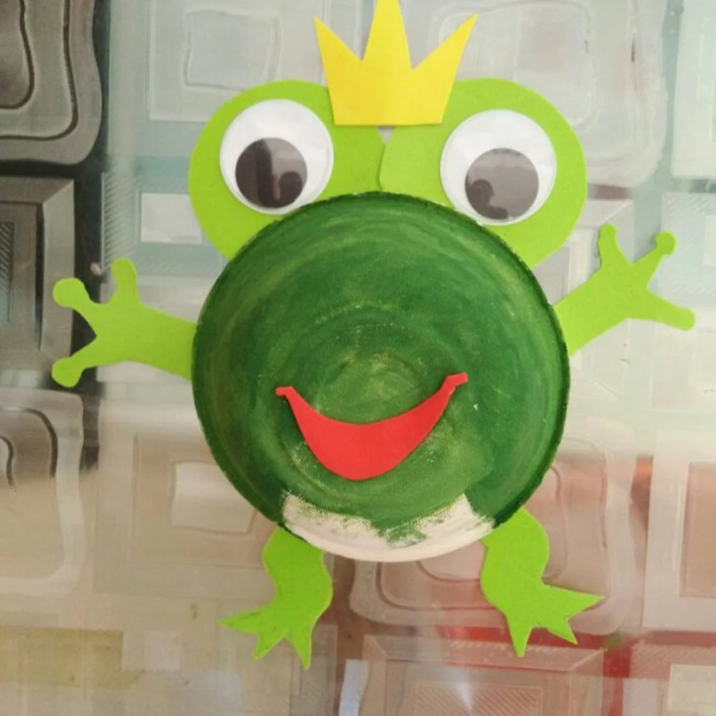 

100pcs 1.5Cm Black White Self-Adhesive Wiggle Eyes Moving Wobbly Eyes For Diy Crafts Scrapbooking Gag Joke Accessories