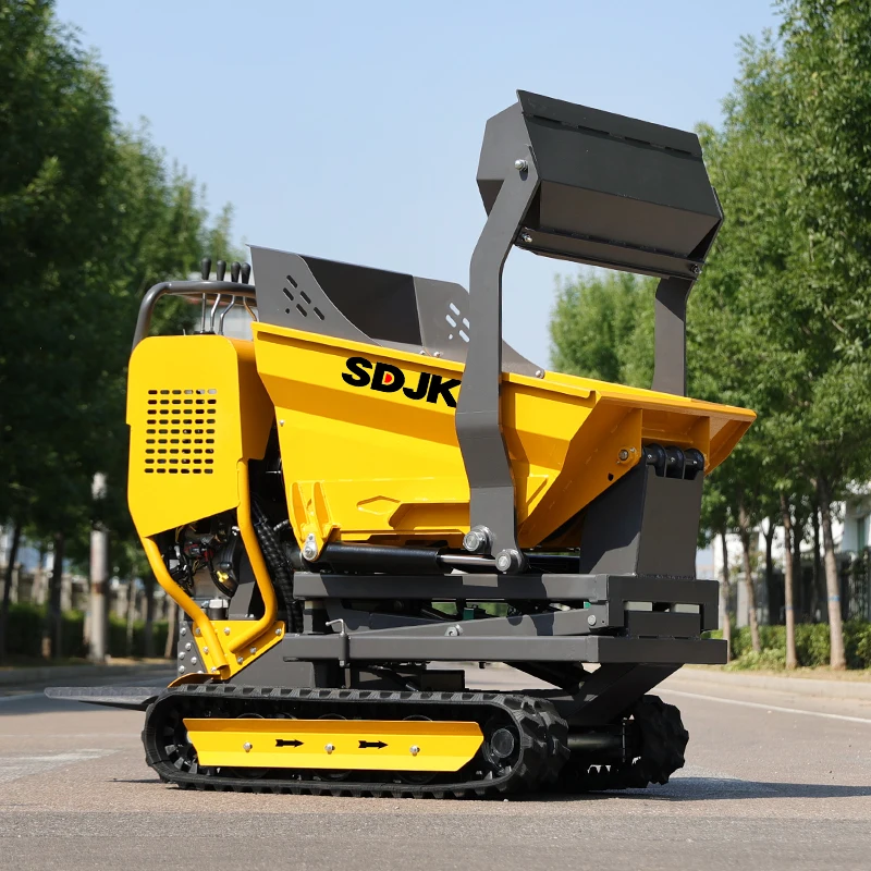 500kg mini crawler truck dumper Self-loading Crawler Mini Truck DumperFactory custom sales