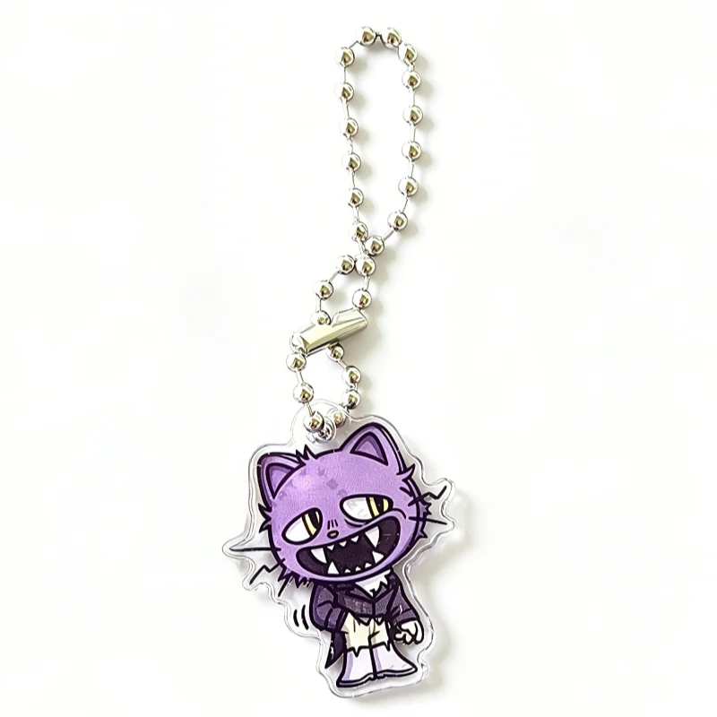 Fear and Hunger Acrylic Keychain Set Silly Chibi Enemies Charms Prehevil RPG Horror Game Merch Bag Pendant Ornament Gift forFans view 2