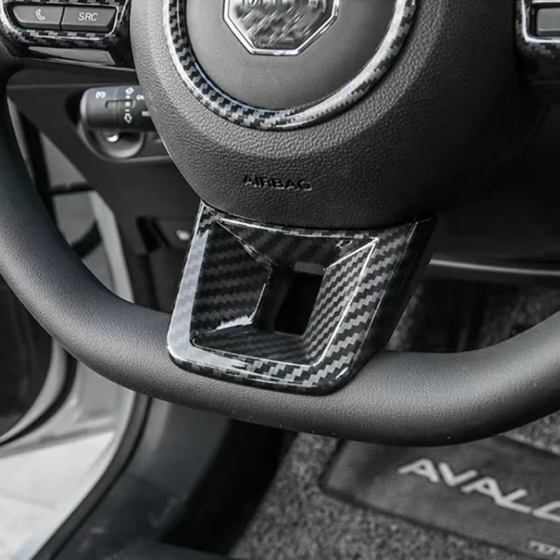 For MG ZS MG HS MG6 RX5 MG3 MG5 Car Steering Wheel Panel Cover Trim Sticker Interior Decoration Accessories - Image 4