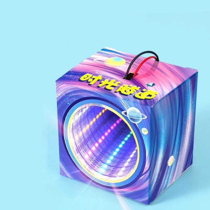 مجموعة واحدة من مجموعة التجارب العلمية، إنتاج تصوير مرآة انعكاس الضوء للطلاب، نموذج نفق الزمن، إنتاج صغير للتكنولوجيا #3