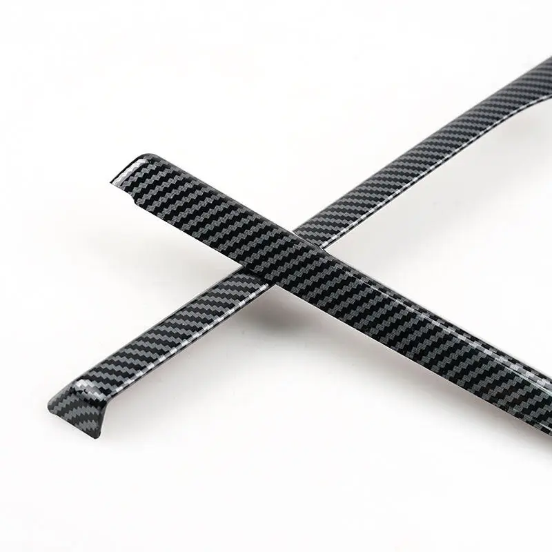 

Carbon Fiber Texture Car LHD ABS 2pcs Interior Dashboard Panel Strips Trim For BMW 3 4 Series F30 F32 F31 F34 F33 2013-2019