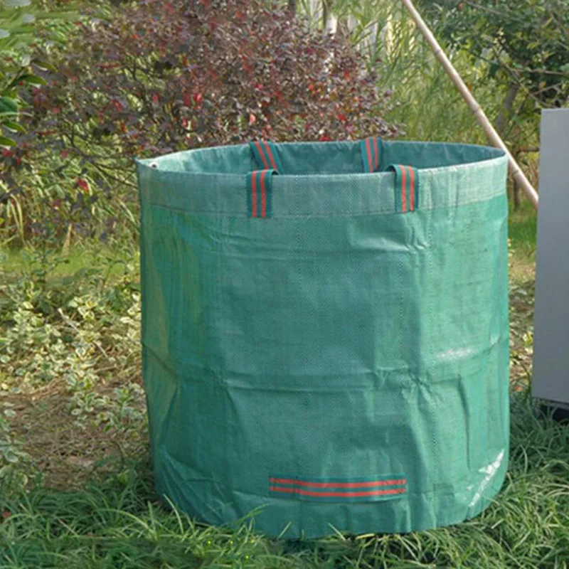 Garden Waste Storage Bags pot leaf Weeds Grass collect Organic Tools Compost Pots plastic Planter home Gardening grow supplies