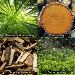 Geevorks 21v 6 بوصة منشار سلسلة لاسلكي محمول قابل لإعادة الشحن بالمنشار الكهربائي مناشير بطارية ليثيوم أيون أدوات كهربائية للبستنة أدوات كهربائية محمولة منشار كهربائي أدوات كهربائية أعلى 12 مبيعات منشار كهربائي قابل للتمديد - رقم 3