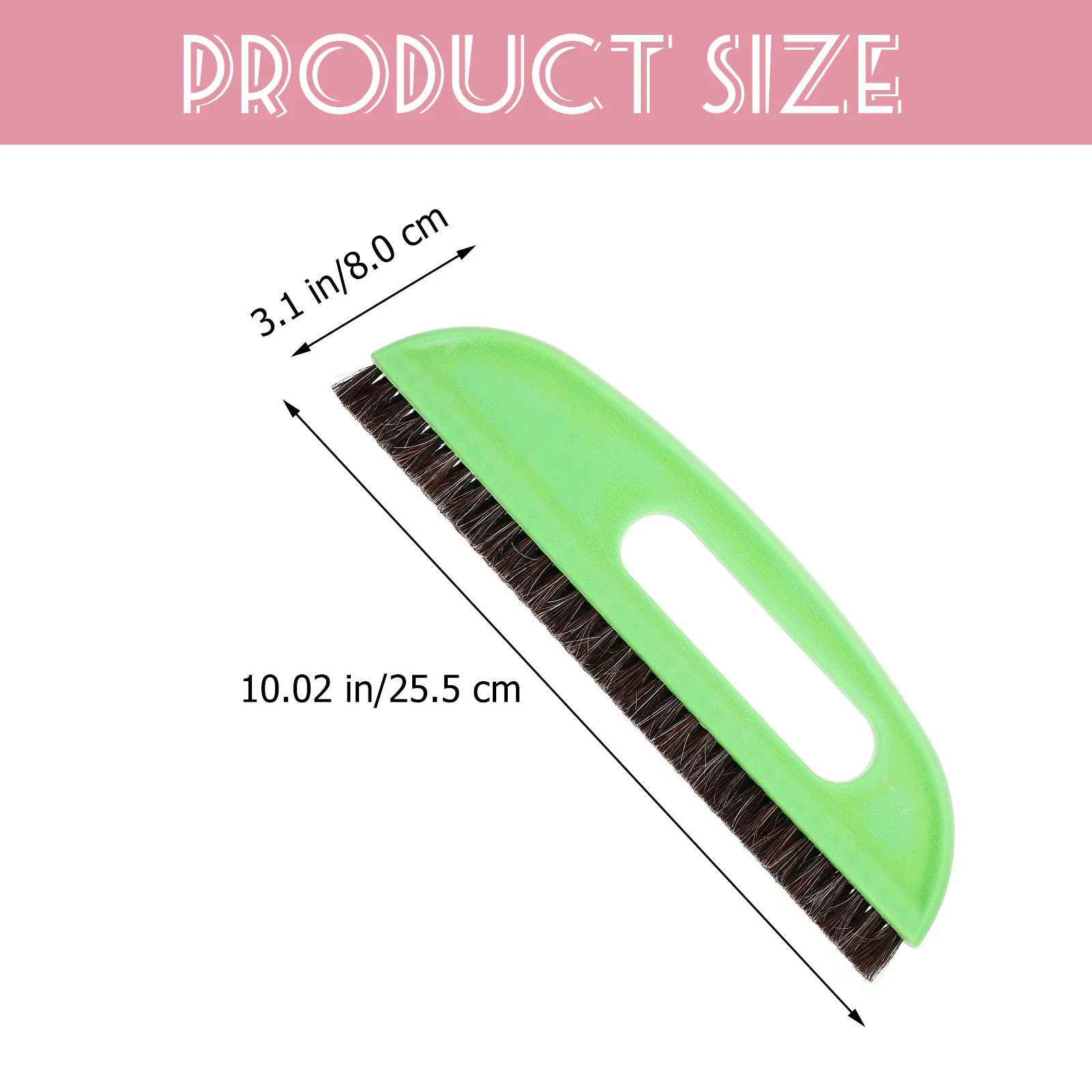 Brosse à papier peint verte, outil de Construction en crin de cheval, outil de suspension de papier peint lisse à poils longs, brosse à cheveux commerciale