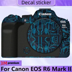 For Canon EOS R6 Mark II Camera Body Sticker Protective Skin Decal Vinyl Wrap Film Anti-Scratch Protector Coat