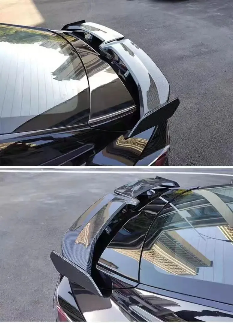 Spoiler universale superficie in carbonio ABS tipo di materiale generico auto posteriore tronco Spoiler per universale Seden auto BMW Audi Benz