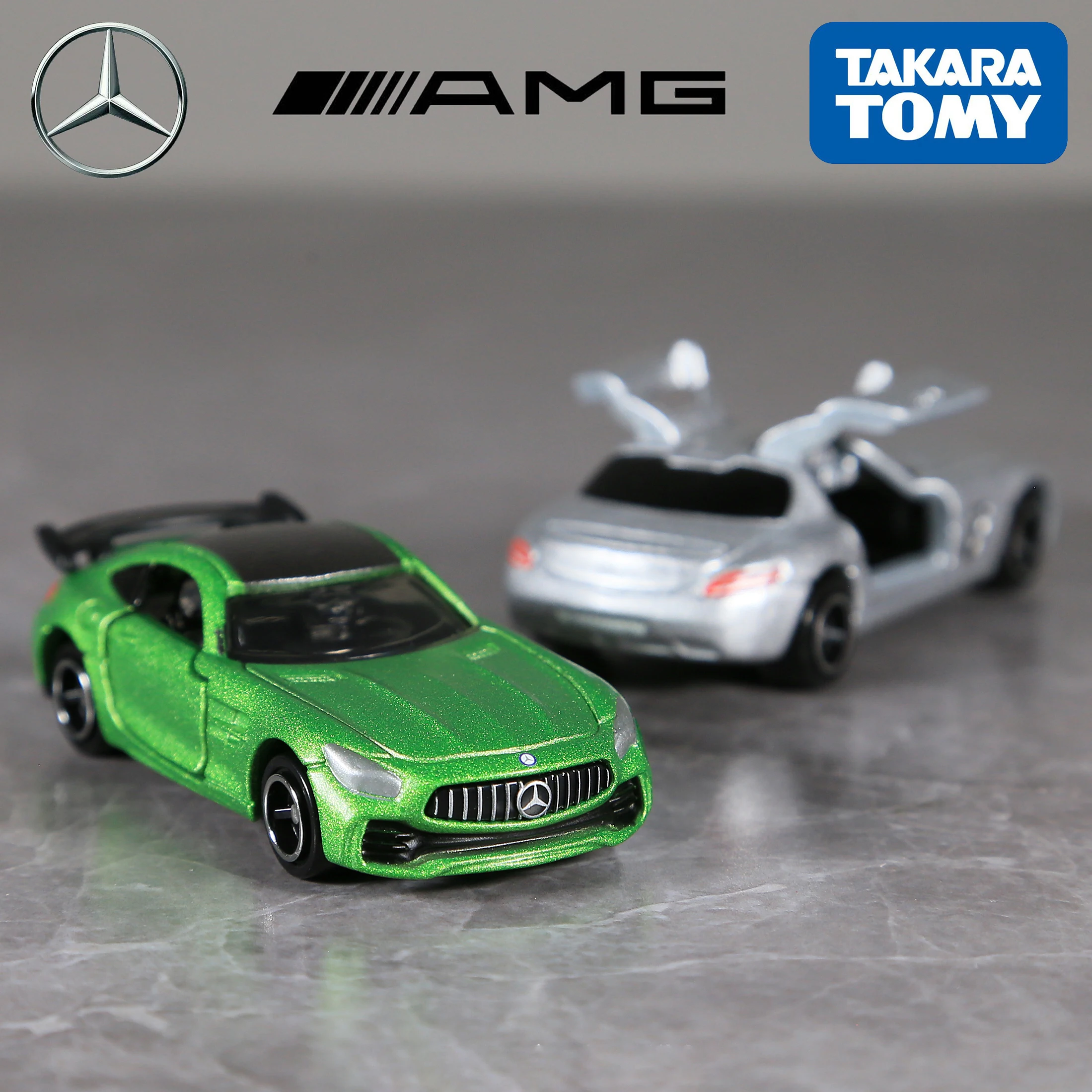 

TOMY Mercedes-Benz AMG GTR G500, легкосплавный автомобиль, литье под давлением и игрушечный транспорт, модель автомобиля, миниатюрная масштабная модель автомобиля для детей