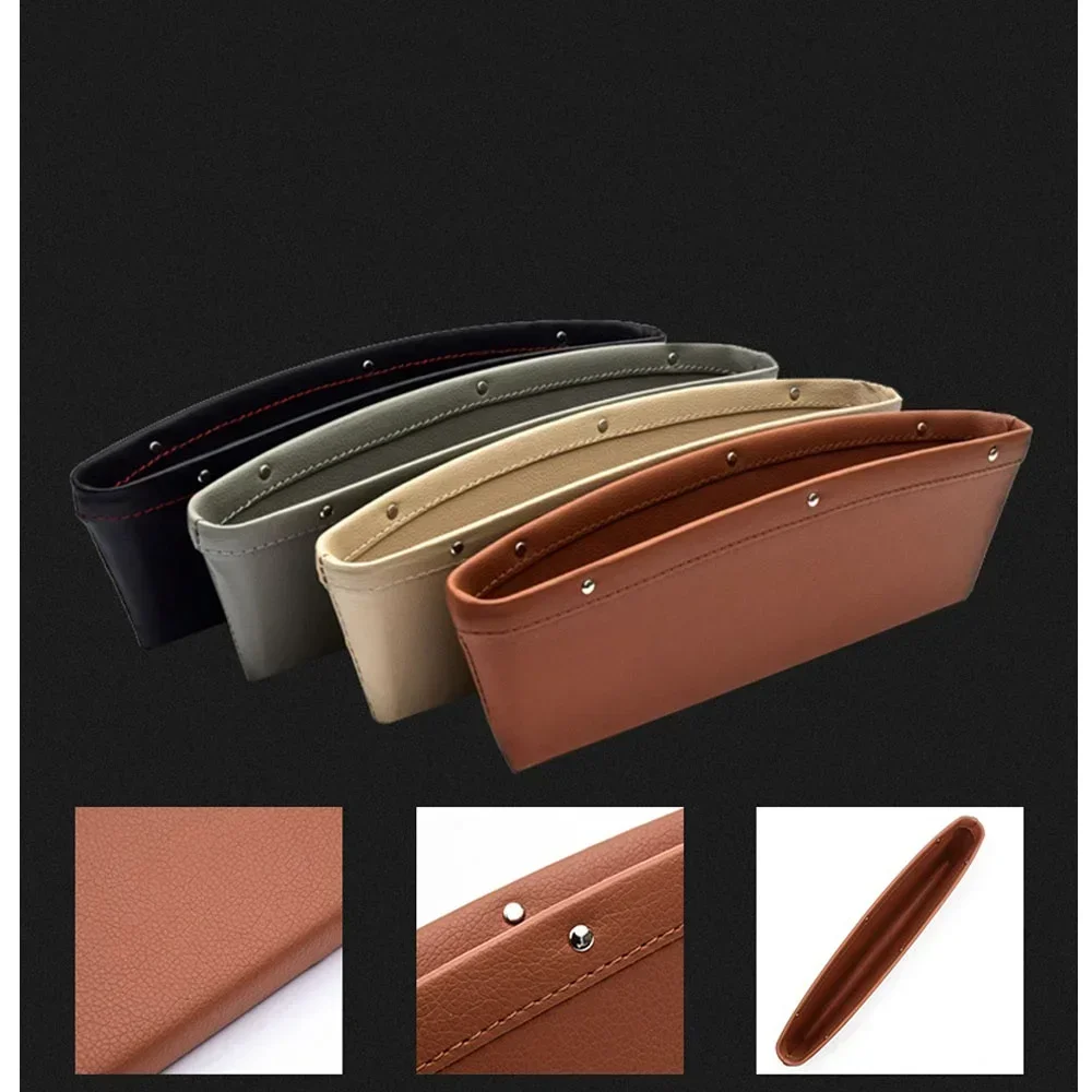 Car Gap Organizer Box Universal Auto Seat Slit Pocket Storage Solution 1 Pc