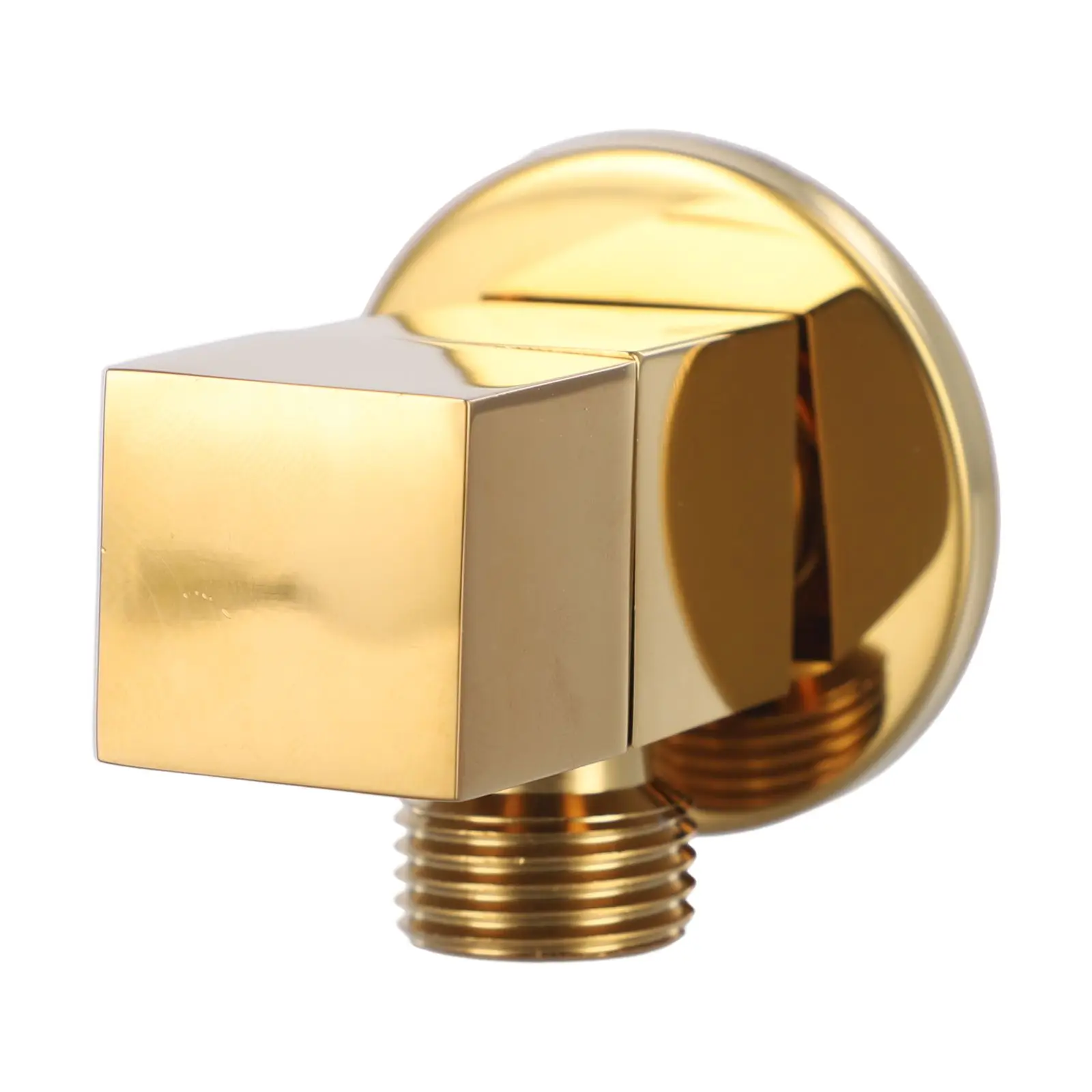 For Low Medium High Water Pressure System Triangle Valve Male Thread 0.8 MPa Anti-Rust Wall Mounted Chrome Plating