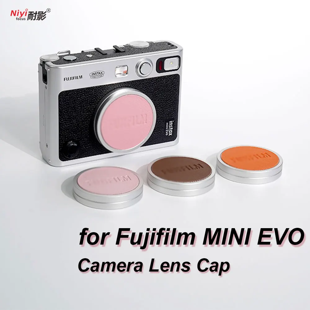 Metal Lens Cap for Fujifilm Instax Mini EVO, Aluminum Alloy Lens Protector with Soft Lining, Multiple Color Options