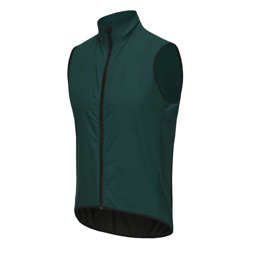 Imagen 2 del producto Chaleco de ciclismo para hombre, abrigo impermeable a prueba de viento, sin mangas, ropa de ciclismo ultraligera y, novedad de 2024
