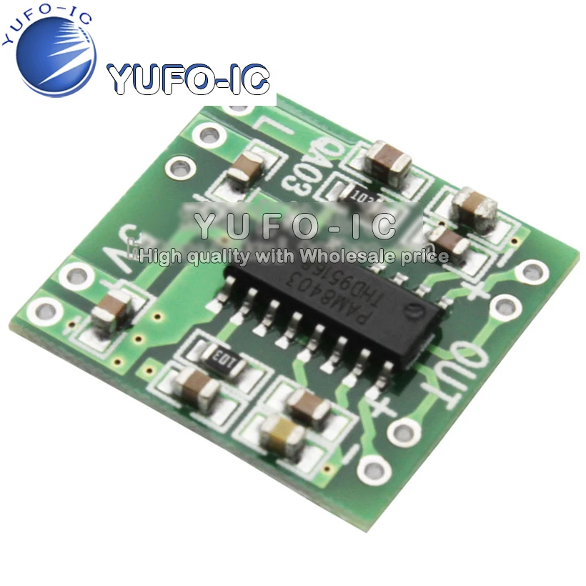 Super Mini Digital Power Amplifier Board 2*3w D Class PAM8403 Efficient 2.5 ~ 5v Can Be USB Power Amplifier Board