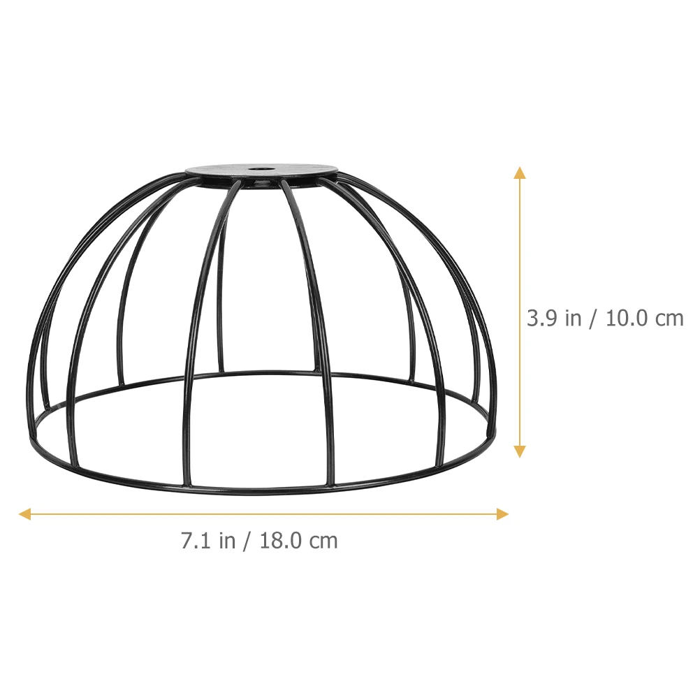 

2pcs Lamp Shade Ring Frame For Pendant Light Chandelier Diy Lampshade Holder Metal Ring Support Wire Lamp Cover Vintage Cage