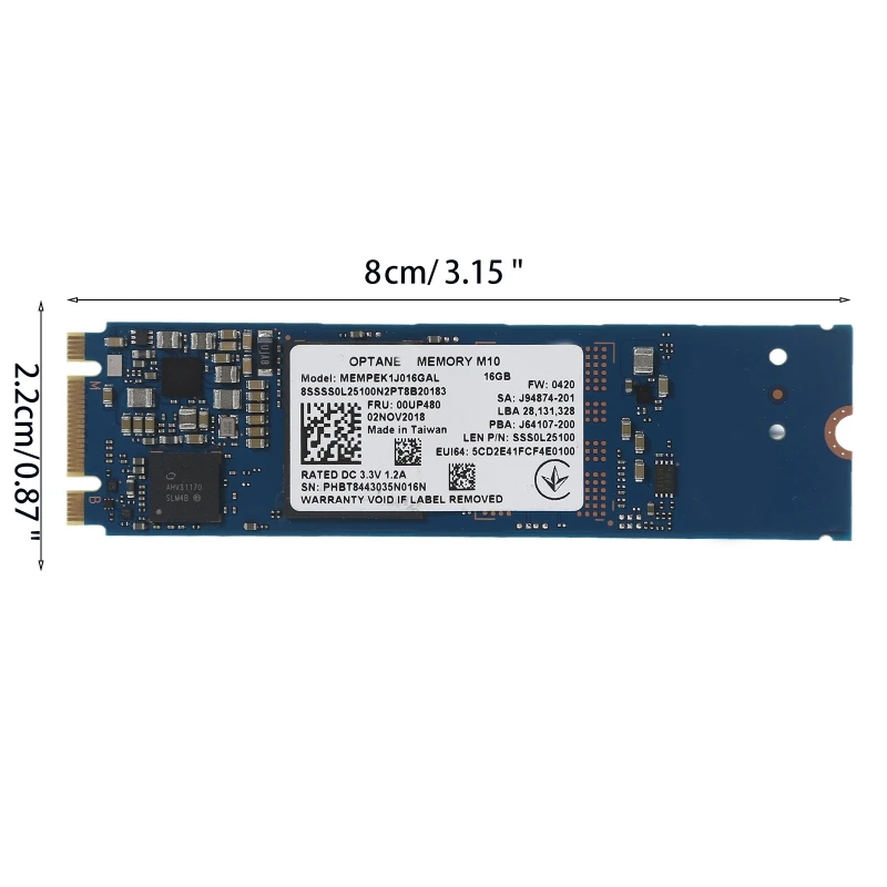 Untuk Intel Optane M10 16G SSD Solid State Drive Internal SSD Kecepatan Tulis Cepat