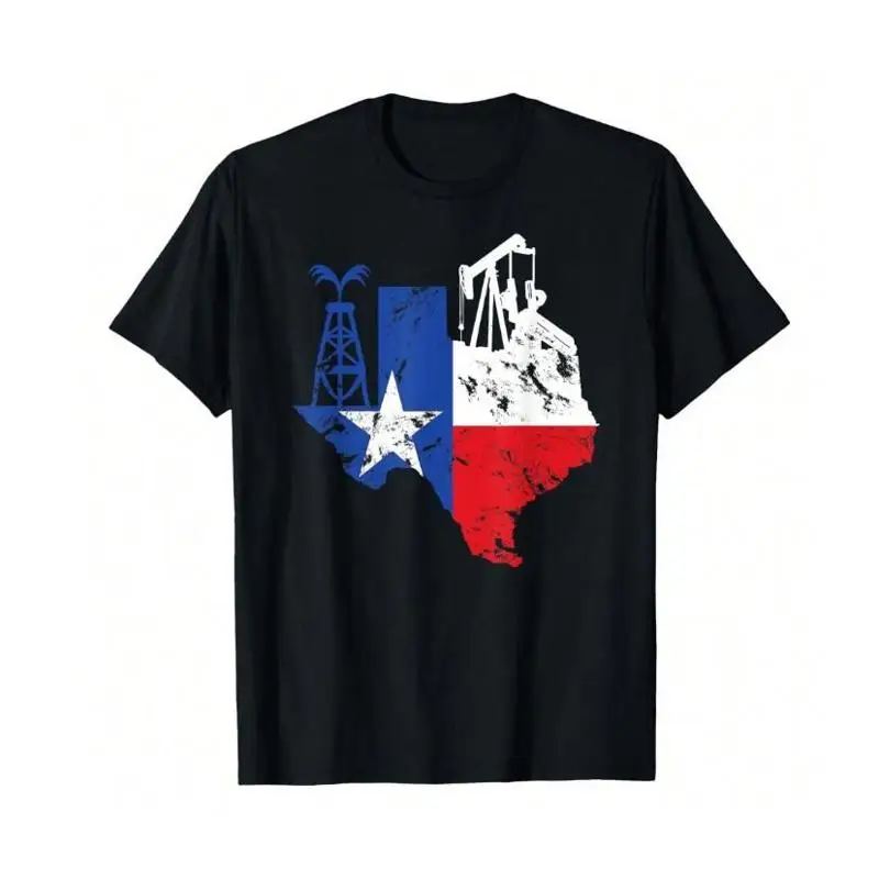 Proud American Oil Worker Oilfield Man Workers Texas T Shirt