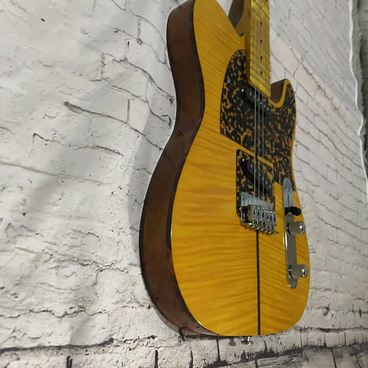 Electric Guitar 6-Chord TL Edition Electric Guitar, Transparent Yellow Body, Factory Genuine Shipping Picture, Order and Ship Im