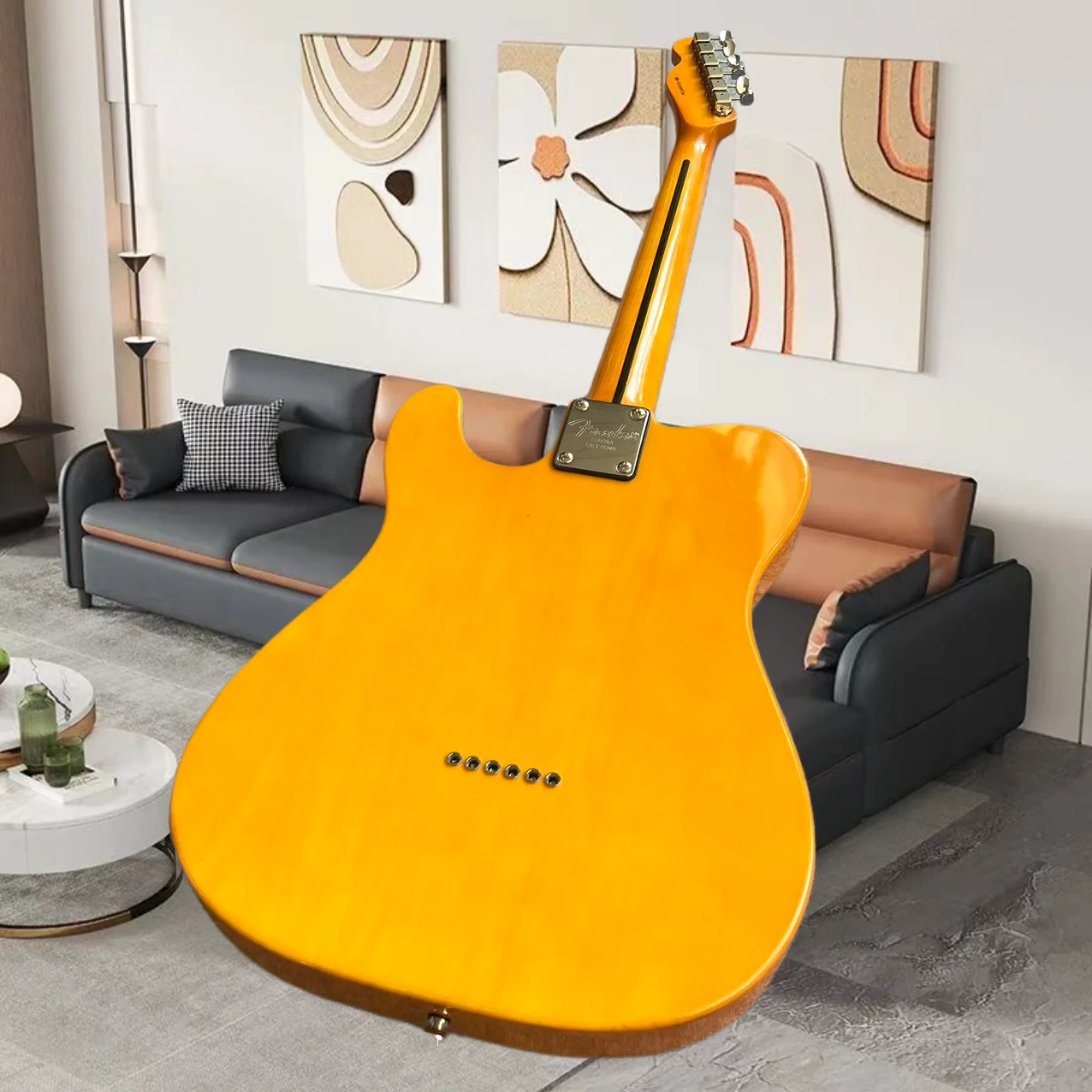 Electric guitar, factory customized, made of maple and peach blossom wood, multiple colors, in stock, fast and free shipping F61