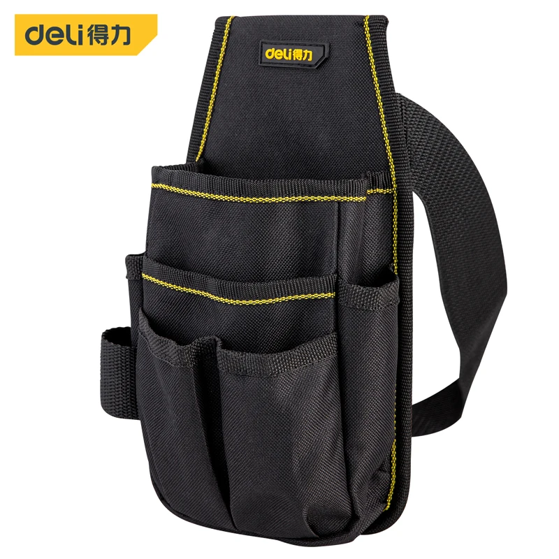 Deli Oxford Cloth Tool Belt Screwdriver Utility Kit Holder Tool Bag Pocket Pouch Bag Electrician Waist Pocket Pouch Bag