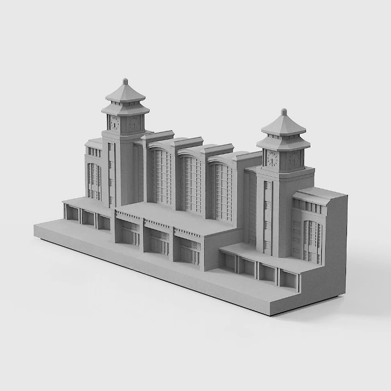 

Архитектурная модель из цемента: креативное украшение для гостиной, прихожей, домашнего офиса, настольное украшение