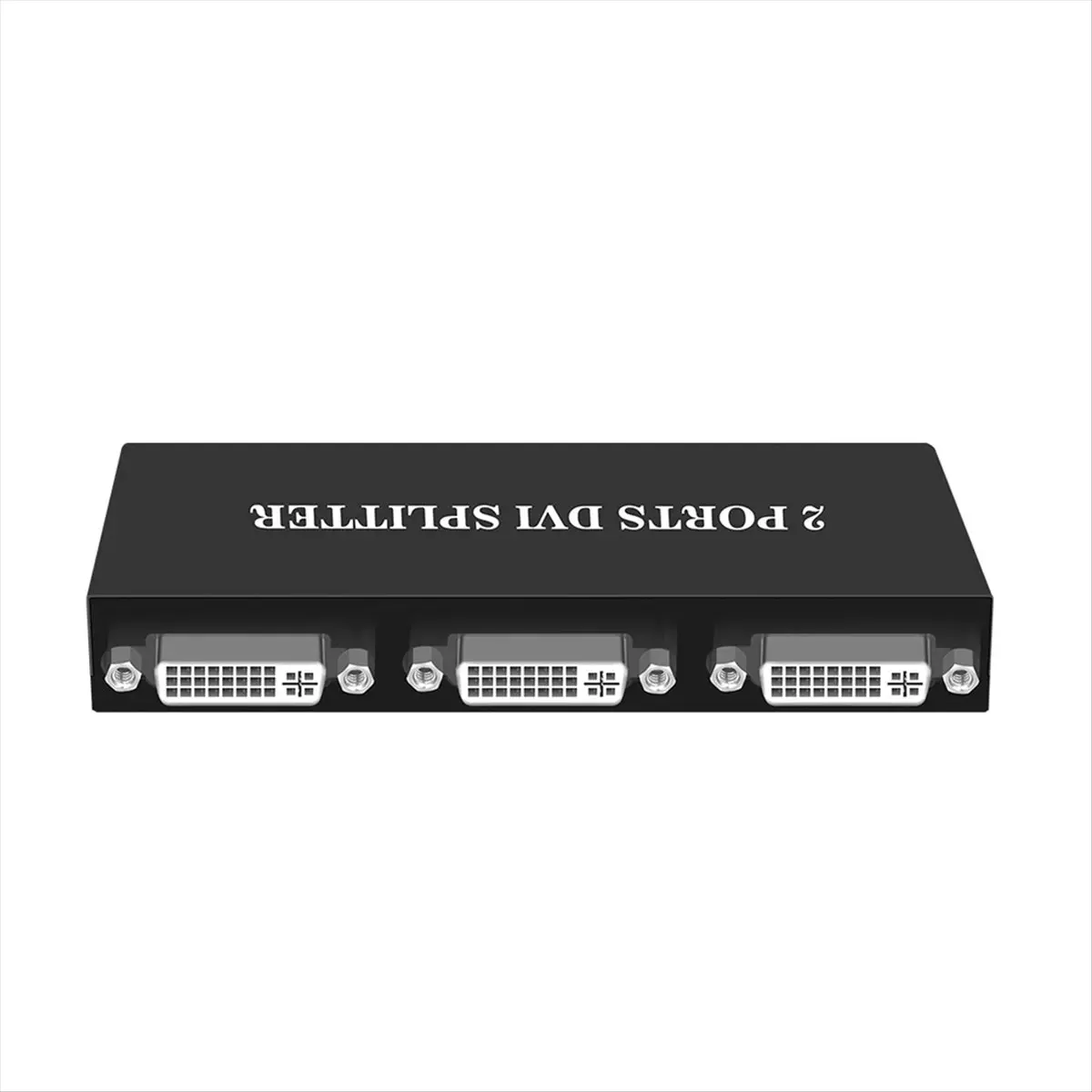 A14M DVI Splitter 1X2 Switch Switcher Extender Adapter 1 DVI-D Input and 2 DVI-D Output Dual Display for Display Computer