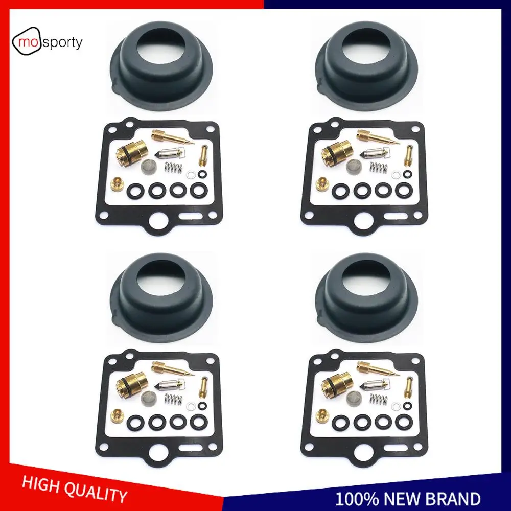 Motorcycle Carburetor Float Bowl Gasket Repair Kit Plunger Diaphragm for Yamaha XJ900F 58L 1986-1990 XJ 900F 900 F XJ900