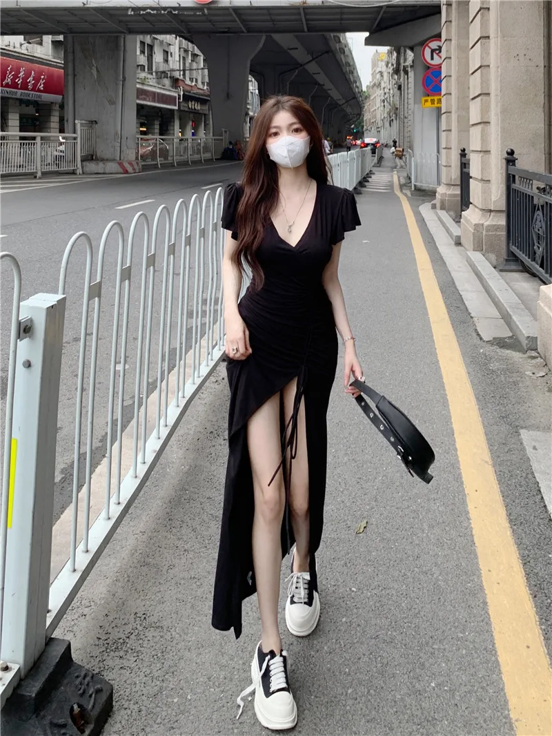 Bodycon vestido festa noite elegante mulher banquete formal recepção celebração casamento noite dança fantasia belas meninas doces