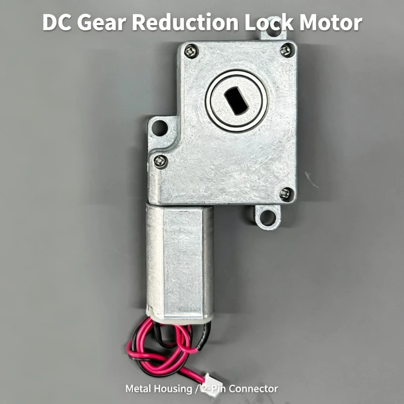 390 Reversible DC Gear Motor with Wire Connector Universal Replacement Motor for Smart Fingerprint Password Automatic Door Lock