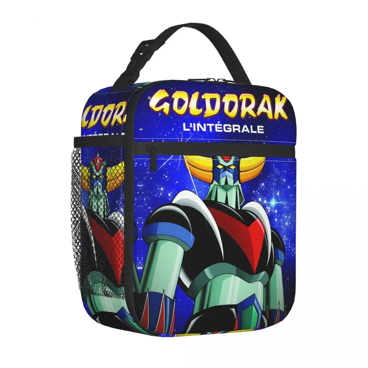 

Goldorak Actarus UFO Robot Grendizer Insulated Lunch Bag Thermal Bag Meal Container Mazinger Z Anime Tote Lunch Box Picnic