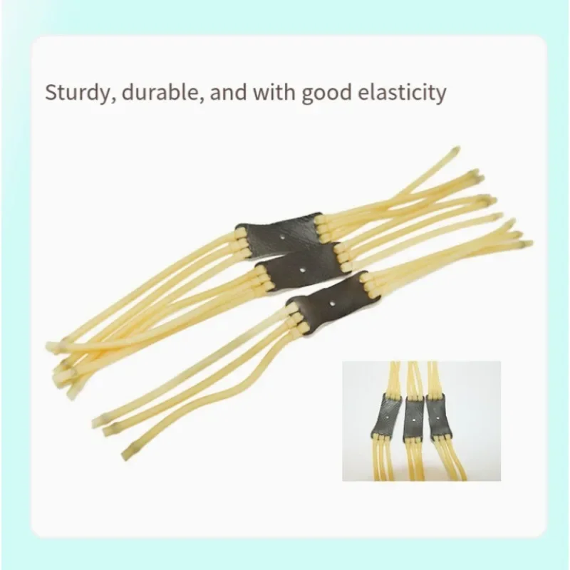 3050 Latex Slingshot Elastic Bands Leather Reinforced High Resilience Replacement Tube For Outdoor Target Practice Training