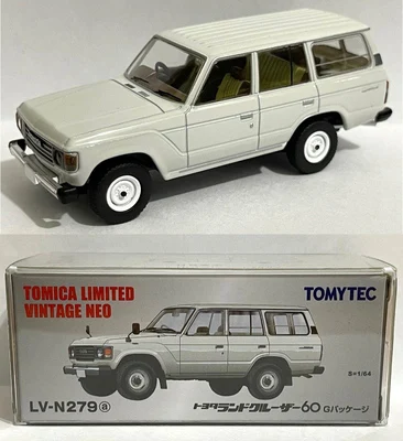 Tomytec Tomica 1:64 TLV N279 A/B LAND CRUISER 60 Limited Edition Simulation Alloy Static Car Model Toy Gift