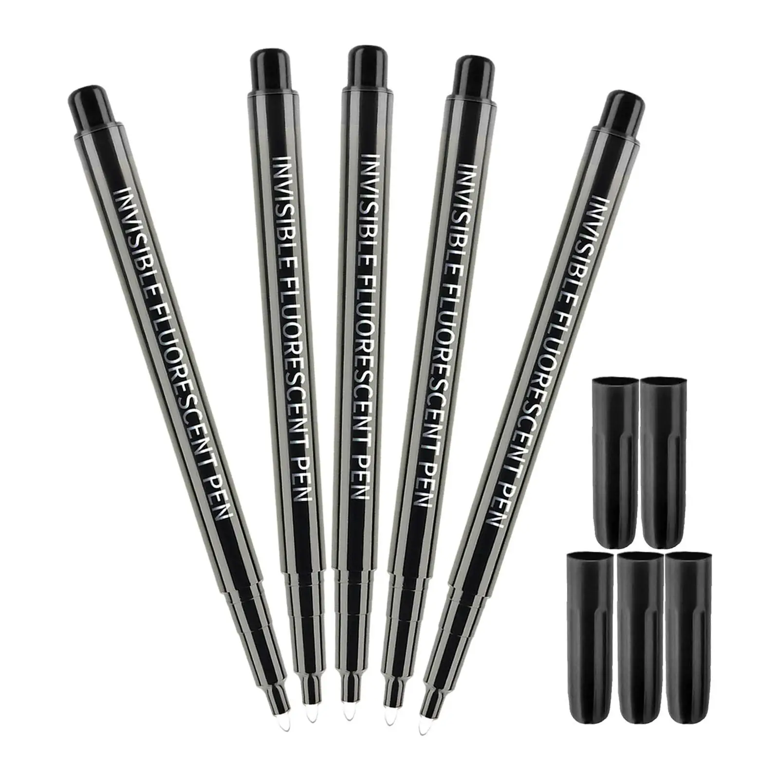 5x Marker Pens Disappearing Ink Pen Fluorescent Pen Writing Luminous Pen Invisible Ink Pens for Notes Message Paper Birthday