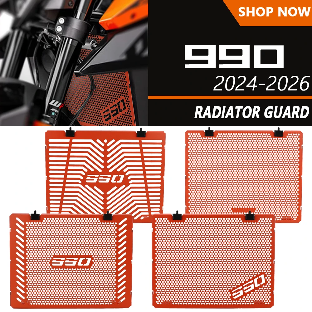 

Radiator Grille Guard Cover Oil Cooler Protector CNC For KTM 990 Duke DUKE990 DUKE 990 2024 2025 2026 Motorcycles Accessories