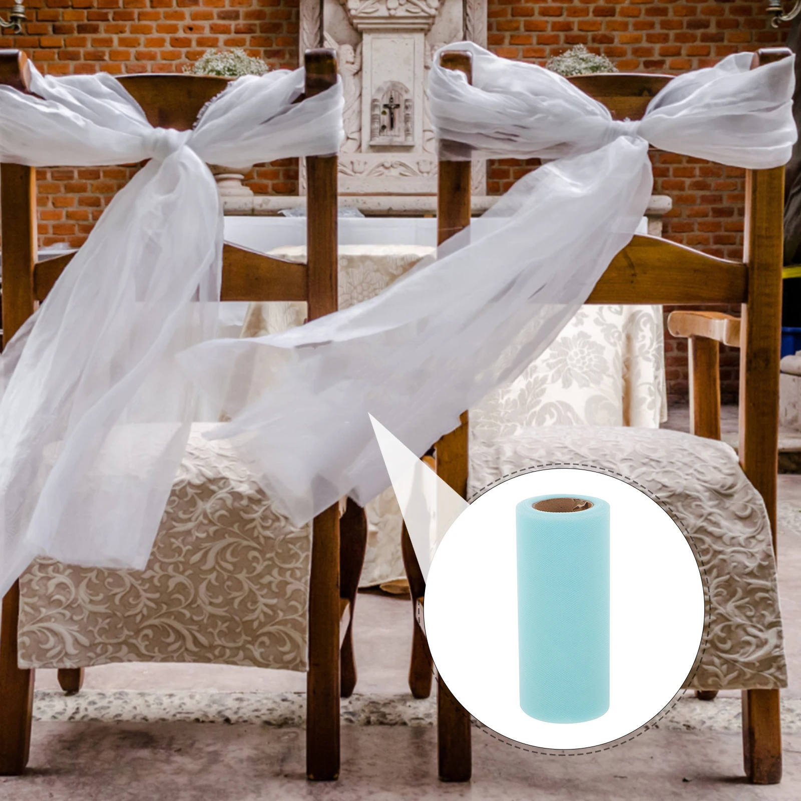 

22m Party Wedding Party Decorative Ribbon Curtains Decorative Wedding Tulle Ribbon Tulle Favors Gifts