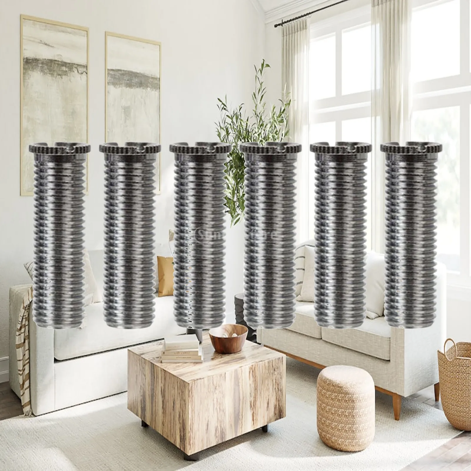 

6 Pieces Sink Fastening Accessories, Sink Basket Screw Wash Basin Screw Sink Bolt Screw for Kitchen Bath Fixtures