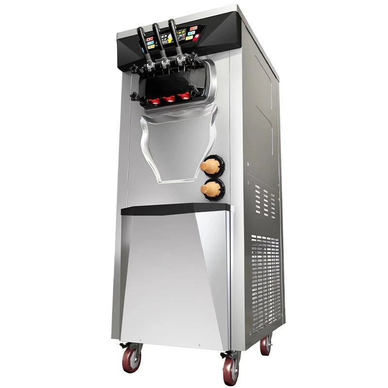 Electrical ice cream machine Commercial stall Full automatic small desktop ice cream machine Soft ice cream machine