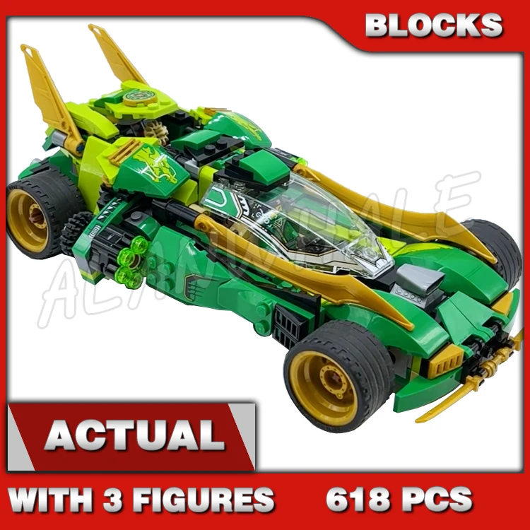 

618PCS Night crawler Stone Booster Bike 10803 Building Blocks Children toys Bricks Compatible with Model