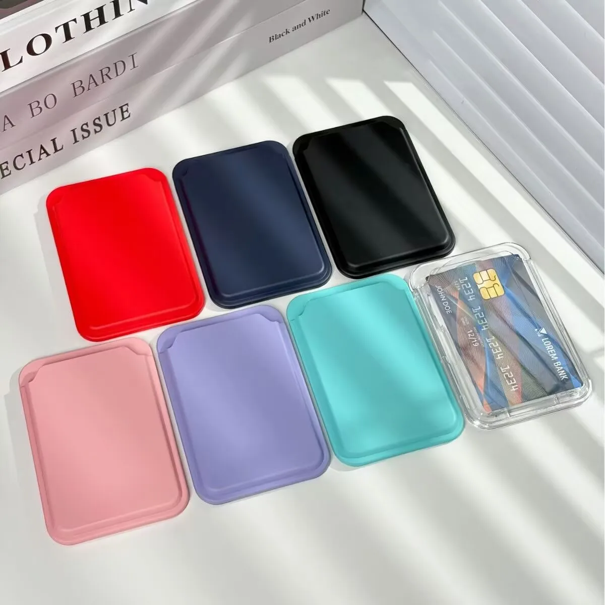 Transparent Card Holder For Magsafe For iPhone 17 16 13 15 14 12 Pro Max Air Plus Hard PC Scratch Resistant Phone Bag Case view 6