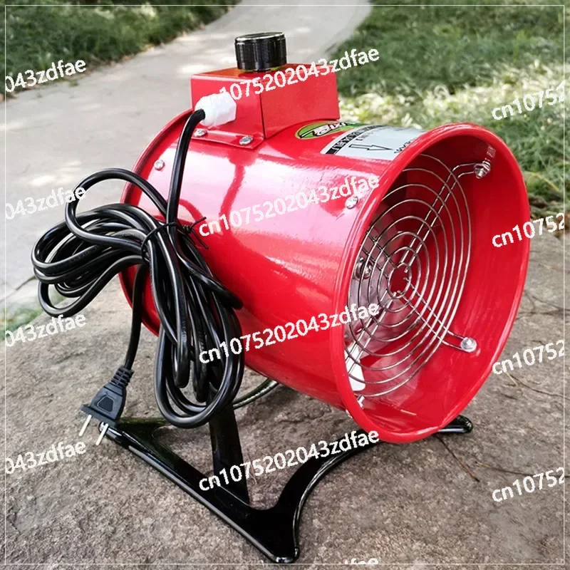 Removal Portable Mobile Exhaust Fan Industrial Powerful Portable Axial Fan 220V Ventilation Tunnel Marine Construction Dust Fan