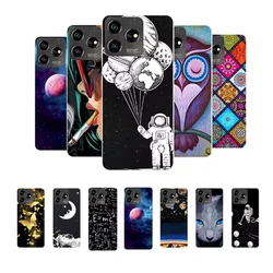 For ZTE Blade V50 Design 4G Case Cover V50Design 4G Funda Astronaut Soft Silicone Back Cover Case for Blade V50 Design 4G etui