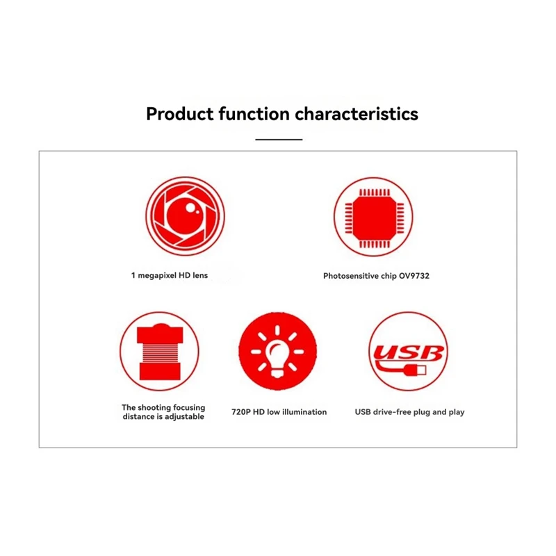 Модуль камеры 36 градусов OV9732 1MP 8 мм, двойной модуль камеры с ручной фокусировкой для Winxp/7/8/10 Linux/Android