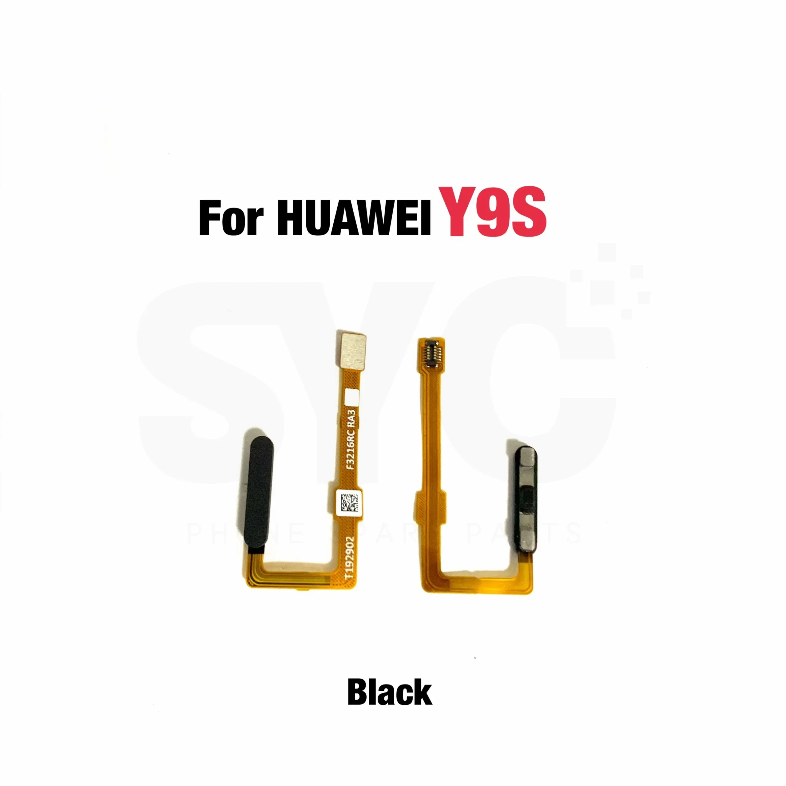 1Pcs For Huawei Y9S Home Button Fingerprint Sensor Return Power On Off Flex Cable