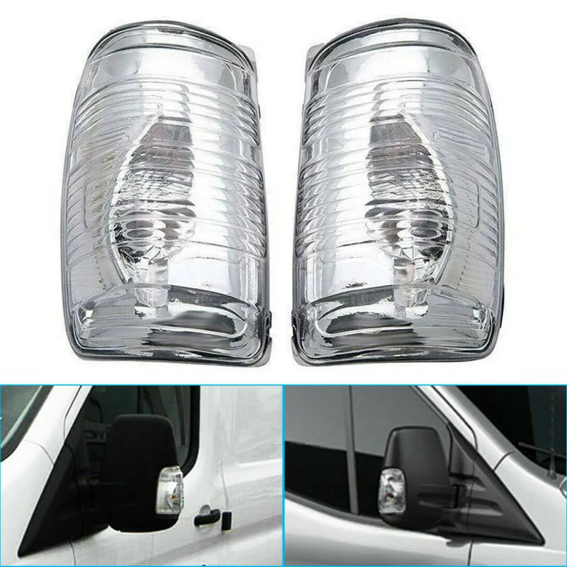 RearView Mirror Side Turn Signal Lamp Cover Indicator Light Shell Car Accessories for Ford Transit MK8 2014 2015-2018 2019 2020