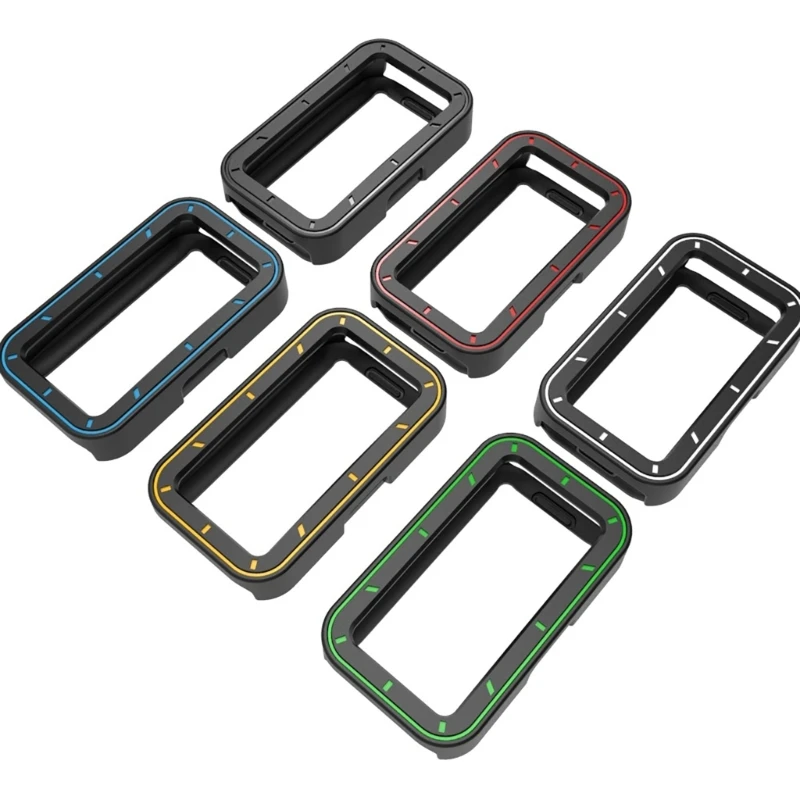 เคสป้องกันหน้าจอ TPU สำหรับ Huawei Band 8, ฝาครอบป้องกันรอยขีดข่วนกรอบกันชนกันกระแทก