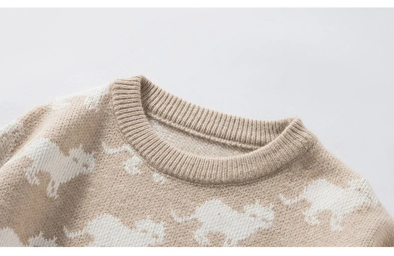 Cartoon Animal Kitten Printing Sweaters and Pullovers Men Sweater Fall Winter Fashion Knitted Sweater Mens Lazy Brand Oversized