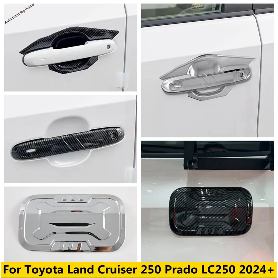 

Outer Door Handle Clasing Catch Bowl Oil Gas Tank Cap Cover Trim For Toyota Land Cruiser 250 Prado LC250 2024 2025 Accessories