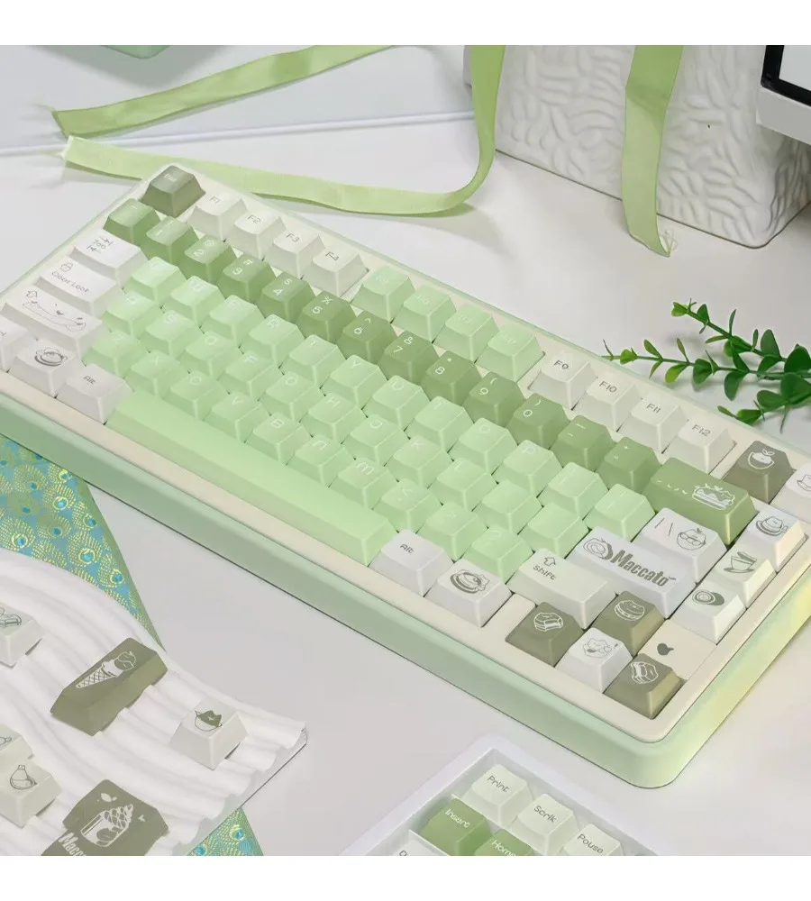 Keycap Personality Original height Five-sided sublimation keycap Cat keycap Thickened material 1.8 thickness