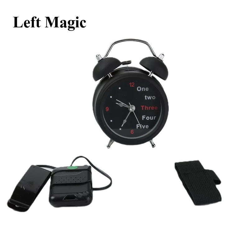 Time's Up (Ghost Alarm Clock With Remote) Magic Tricks Predict Magia Magician Close Up Stage Illusions Gimmicks Mentalism Props